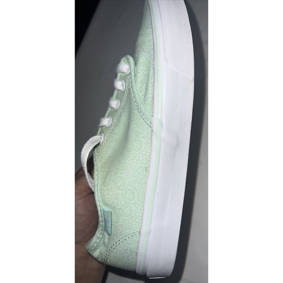 Size 8 - VANS Authentic Off The Wall Green - Picture 4 of 10